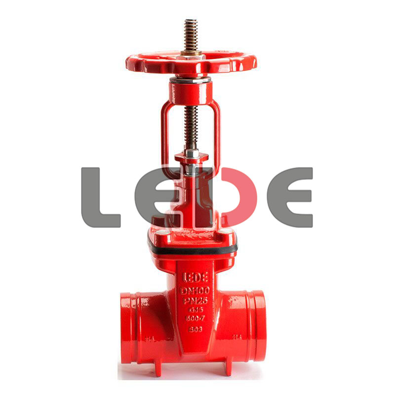 明杆軟密封(fēng)溝槽閘閥a